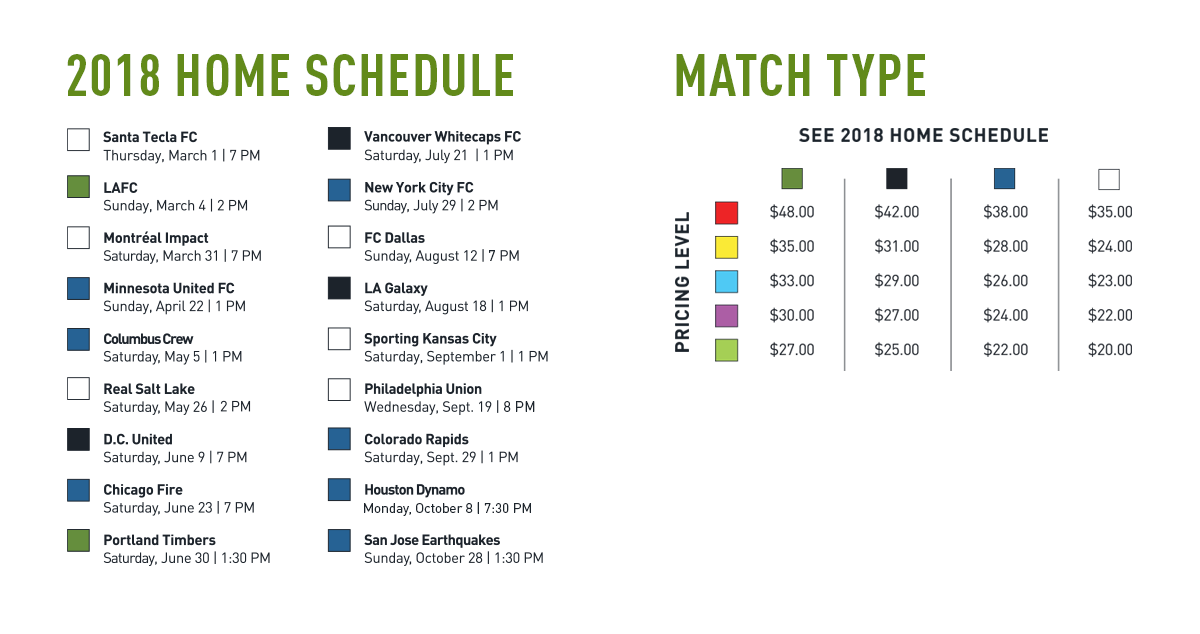 Schedule and Pricing